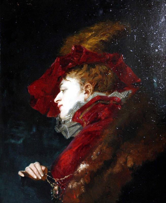 Jules-Adolphe Goupil Portrait of Sarah Bernhardt oil painting picture
